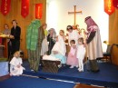 Shepherds & angels arrive